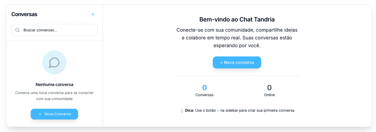 Chat em tempo real