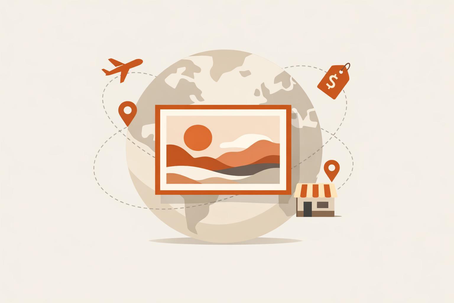 Escala global com prints e licenciamento